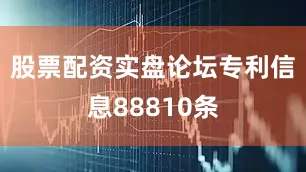 股票配资实盘论坛专利信息88810条